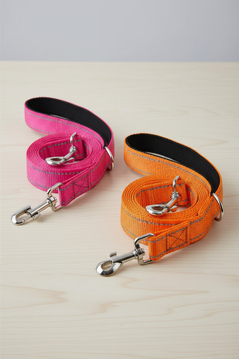 Reflective Pet Leash – Adjustable Walking & Training Lead for Dogs & Cats