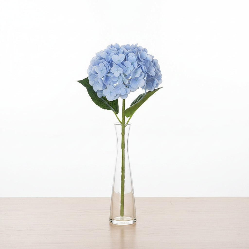 Real Touch Artificial Hydrangea Flowers – 3D Latex Bridal Bouquet Décor