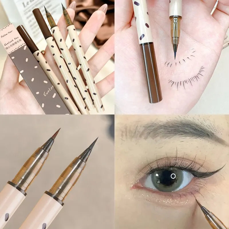 Crayon eye-liner liquide longue durée, imperméable, séchage rapide, maquillage des yeux sans bavures