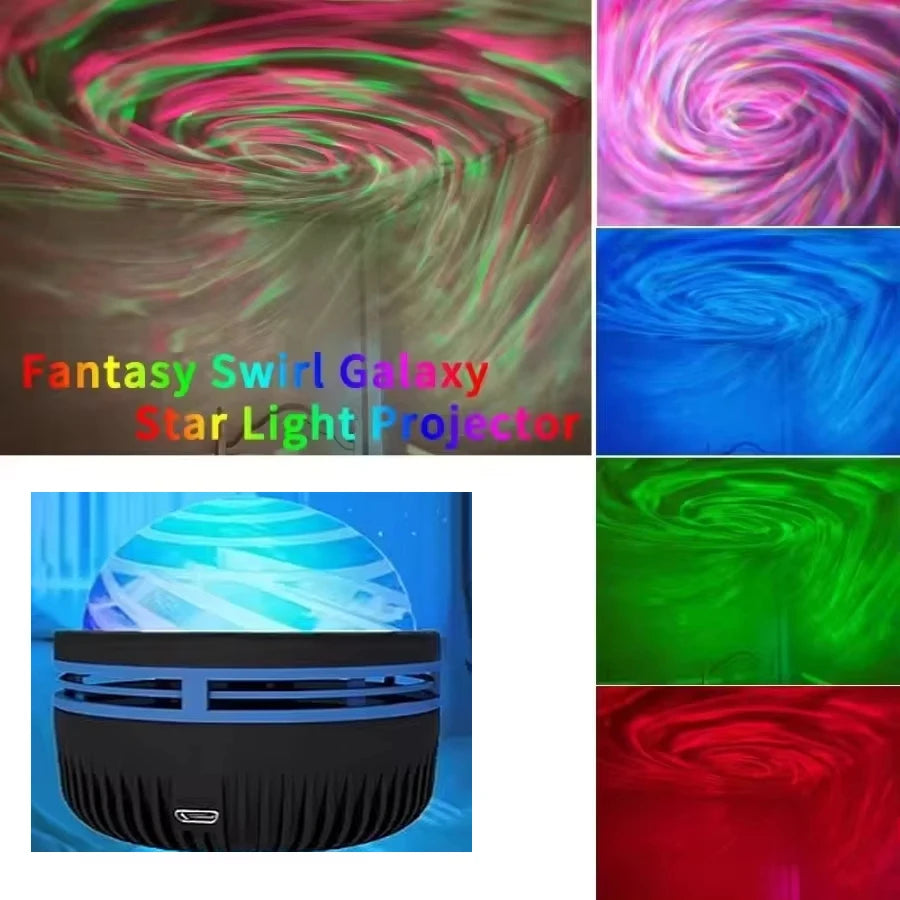 LED Galaxy Projector Night Light – Colorful Starry Sky Projector for Bedroom & Kids Room