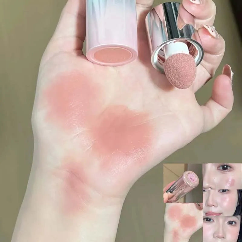 Blush Liquide— Améliore le Teint Naturel, Fini Mat à Faible Saturation, Multi-Usage pour Joues et Visage