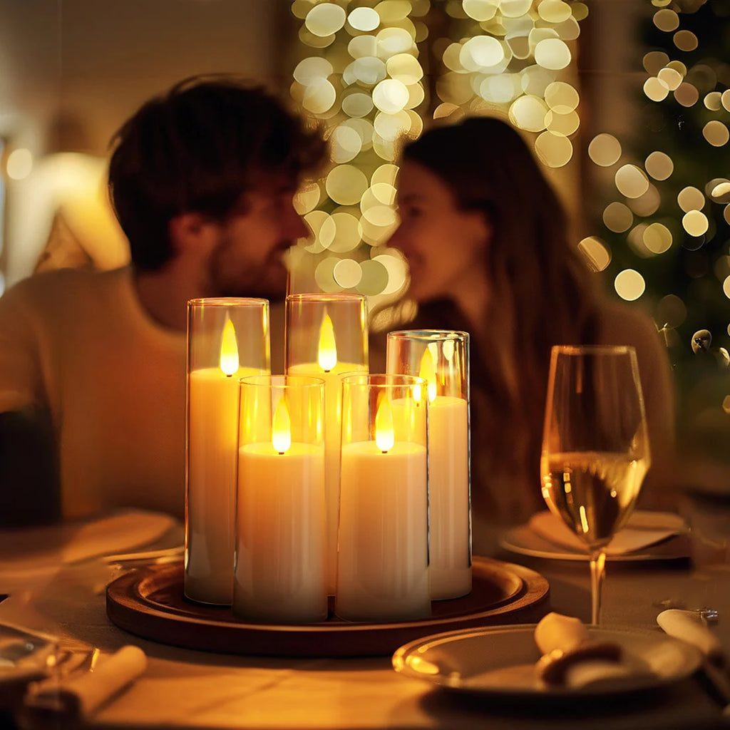 LED Flameless Tea Light Candles (6–90 PCS) – Flickering Acrylic Cup Candles for Weddings & Events