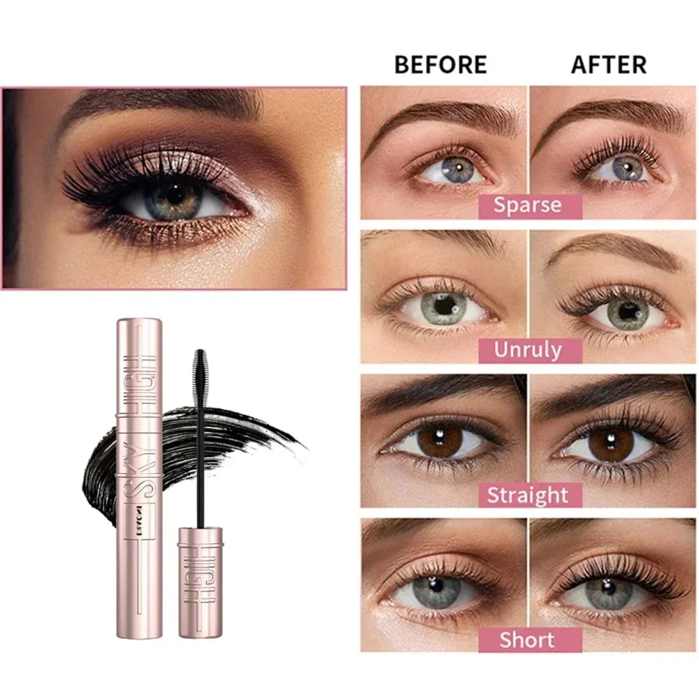 Mascara allongeant cils noir waterproof soyeux longue tenue maquillage coréen