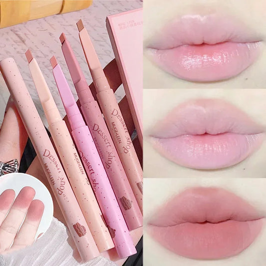 Crayon à Lèvres Milk Mat – Lisse, Waterproof, Longue Tenue, Contour 3D, Teintes Nude et Rose, Maquillage des Lèvres