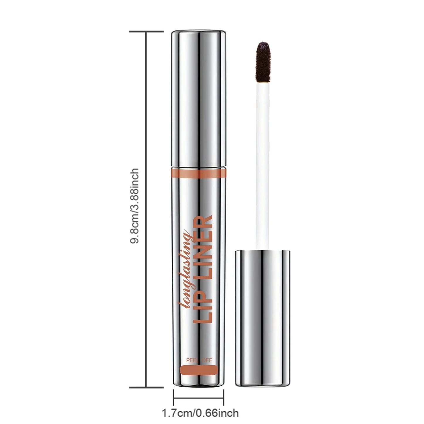 1 Pièce Crayon à Lèvres Peel-Off – Gloss Longue Tenue, Mat, Teinte Contour, Facile pour Maquillage Quotidien