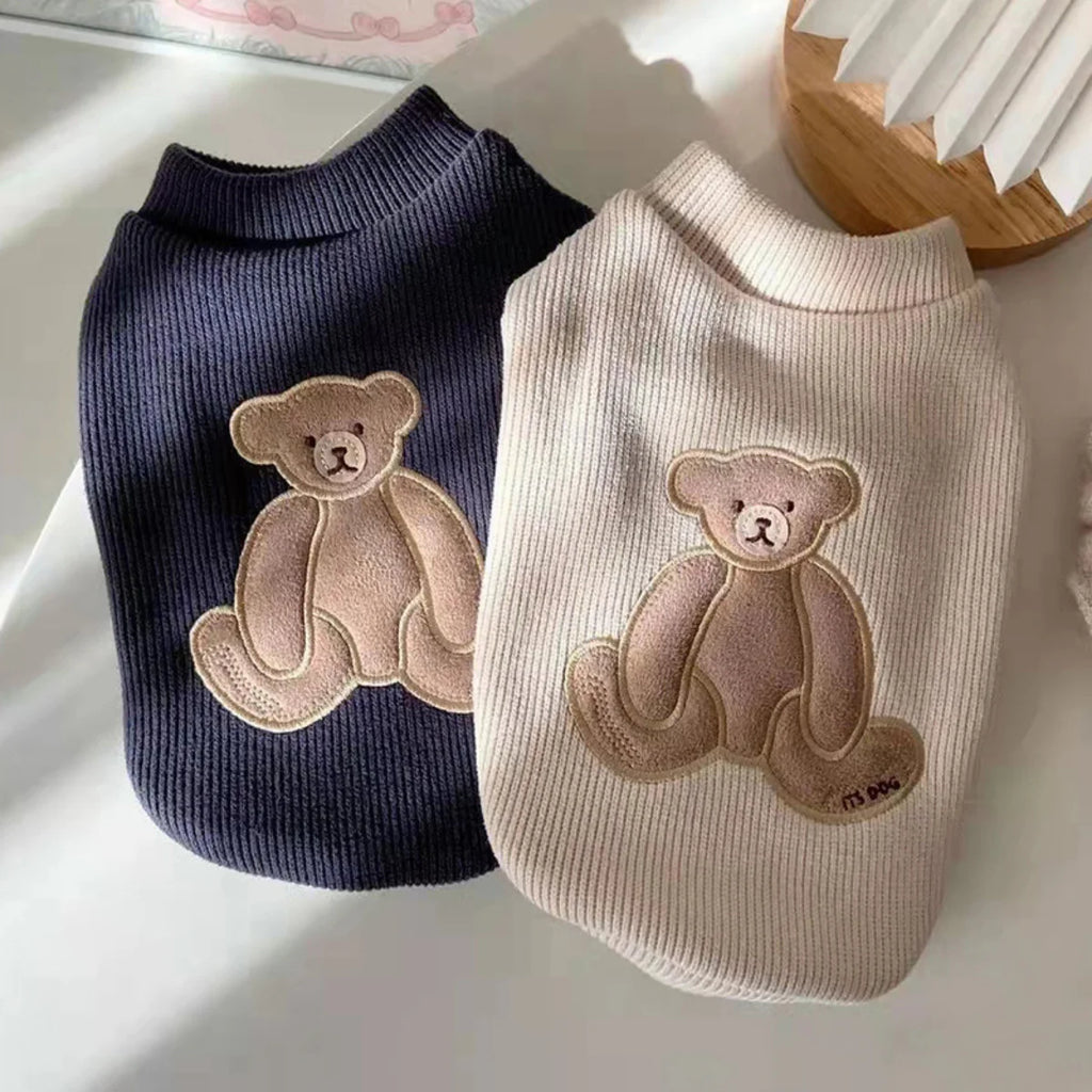 Winter Fleece Pet Sweatshirt – Warm Jacket for Dogs & Cats
