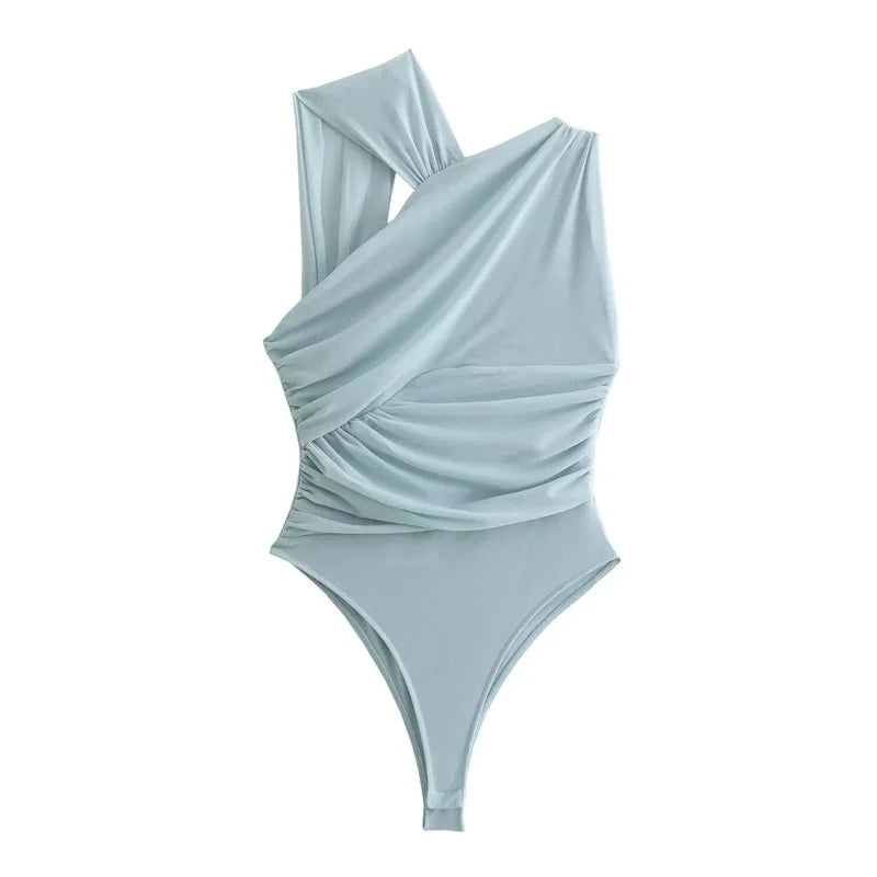 Bodysuit femme slim léopard