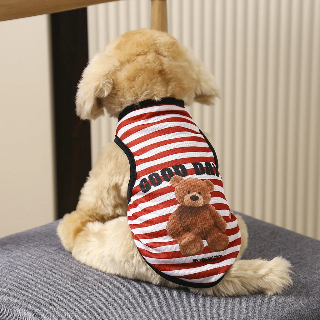 Breathable Summer Pet Vest – Lightweight Clothes for Dogs & Cats