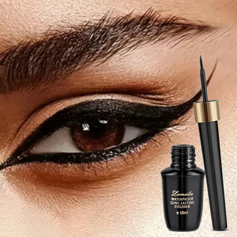 Eyeliner liquide pointe fine séchage rapide waterproof longue tenue ultra-fin