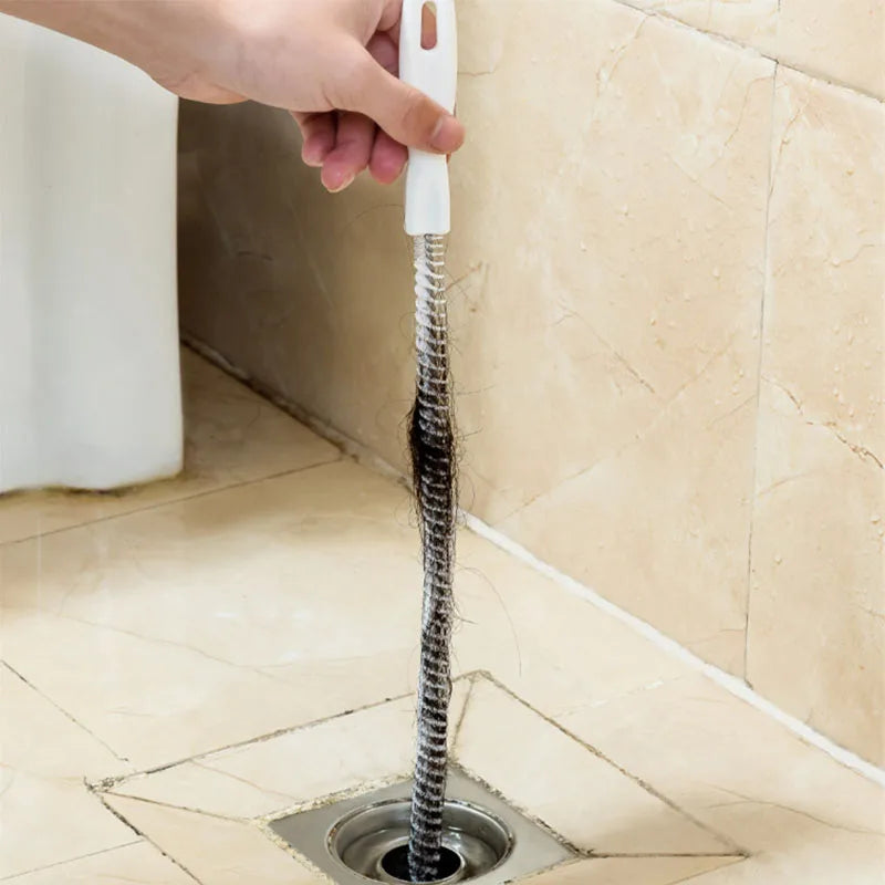Household Drain Cleaning Tool – Flexible Pipe & Hair Clog Remover
