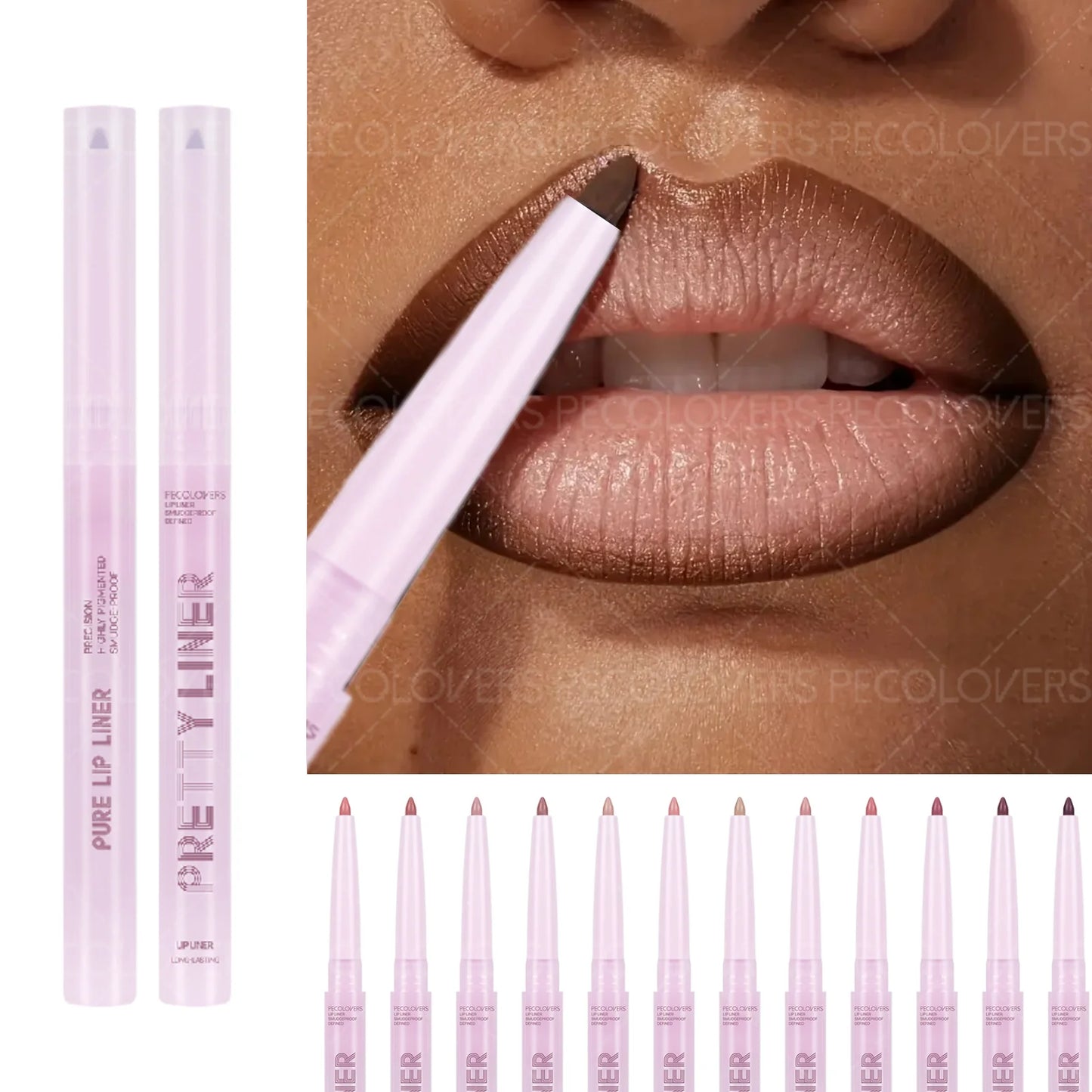 1 Pièce Crayon à Lèvres Nude – Texture Mat, Anti-Transfert, Pratique pour Voyage, Maquillage Quotidien