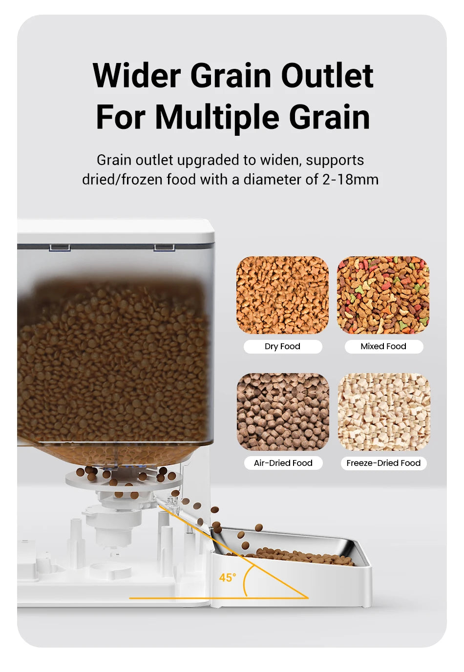 8.5L Smart Automatic Pet Feeder & Gravity Water Dispenser – Wi-Fi Food Station