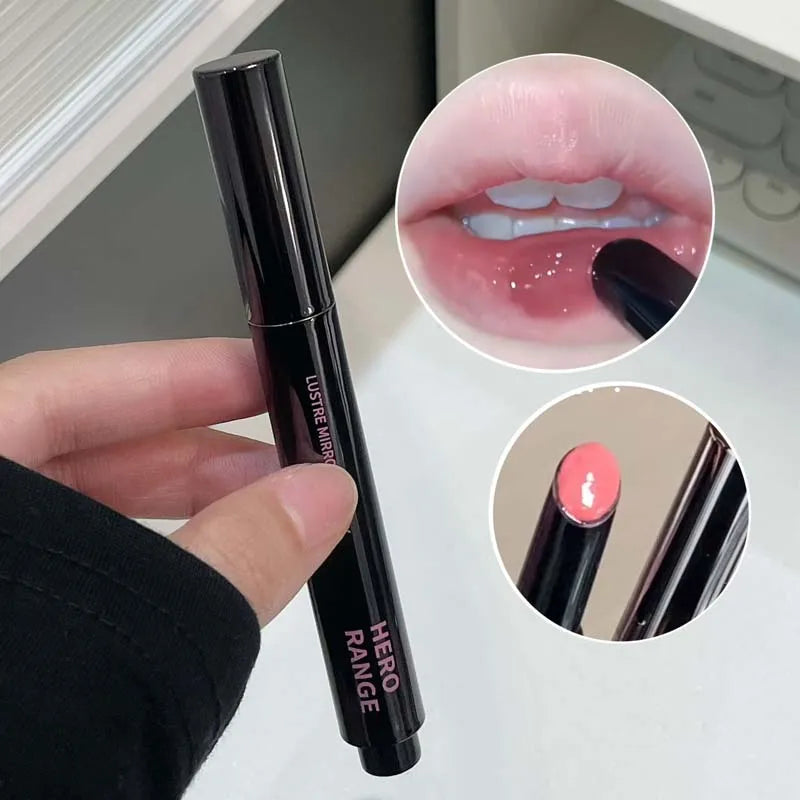 Rouge à lèvres miroir – Texture lisse et riche en pigments | Forme un film sans dessécher ni coller | Hydratant pour des lèvres pulpeuses et éclatantes