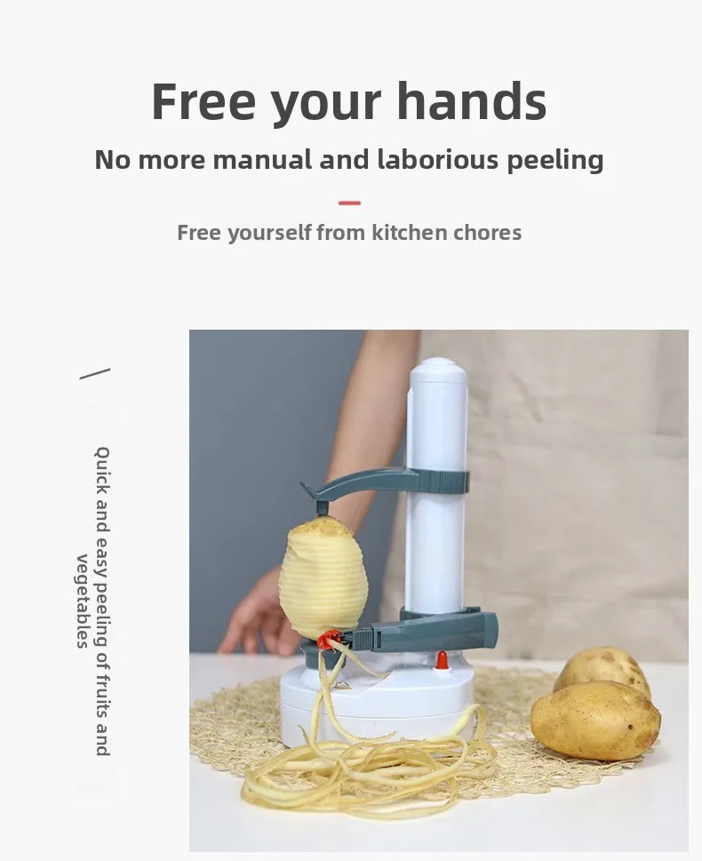 Multifunction Electric Peeler – Automatic Stainless Steel Apple, Potato & Fruit Peeling Machine