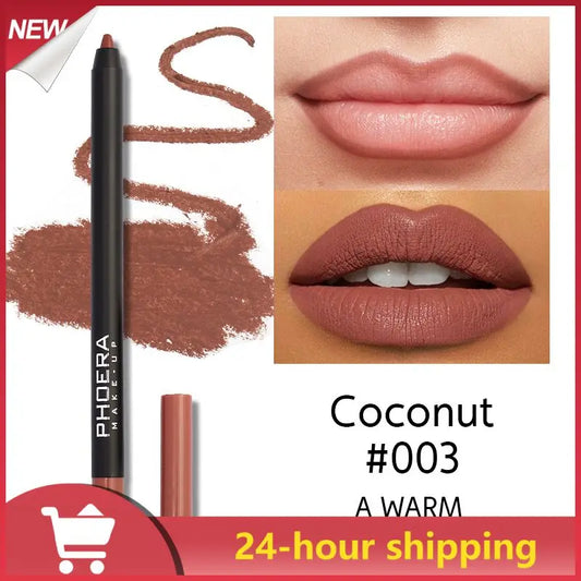 Set 13 Crayons à Lèvres Mat – Rouge à Lèvres, Contour des Lèvres, Longue Tenue, Hydratant, Teintes Sexy pour Femmes