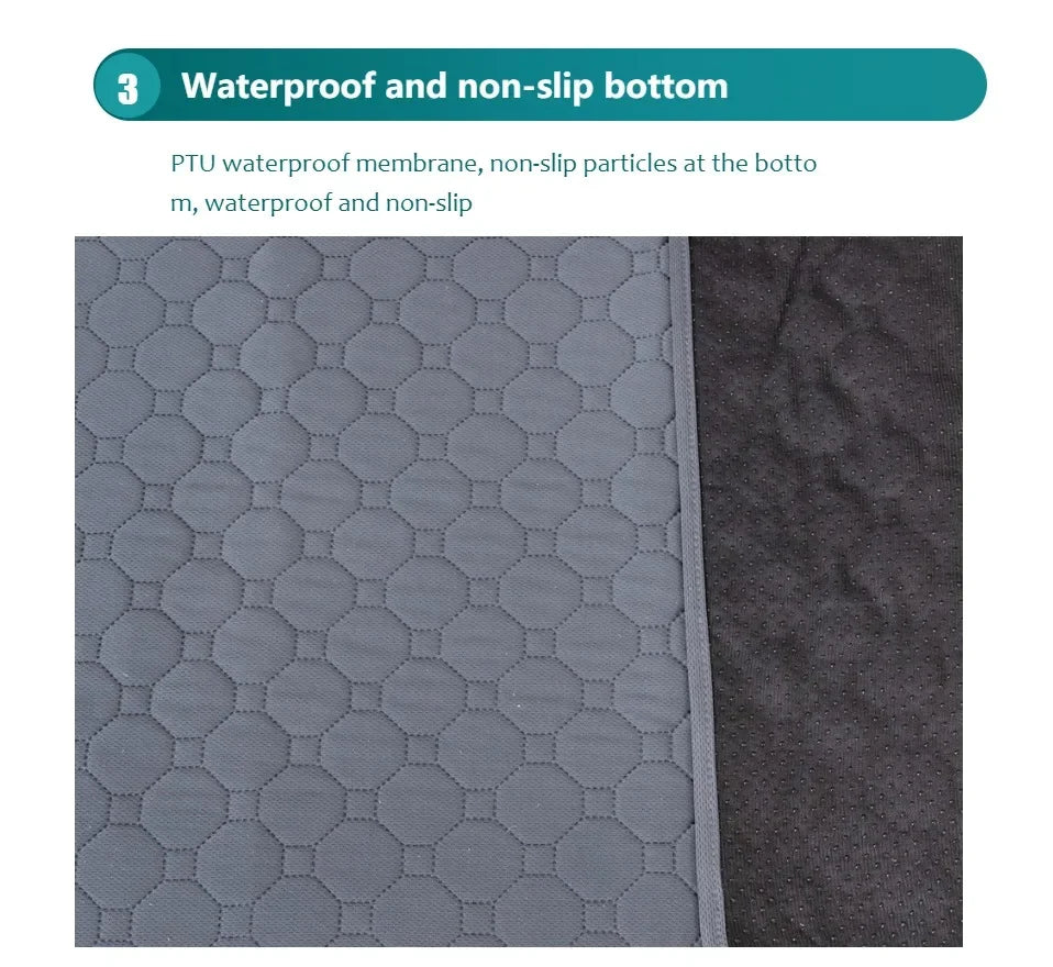 Reusable Washable Dog Pee Pad – Absorbent Pet Training & Protection Mat