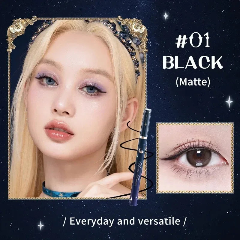Eyeliner Stylo Imperméable Super Fin Précis Longue Tenue Professionnelle Crayon Eyeliner Liquide pour Femmes
