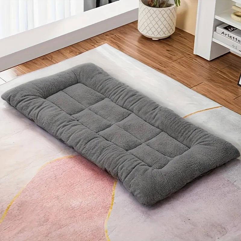 Extra Large Plush Dog Bed – Ultra Soft Pet Sofa & Crate Mat