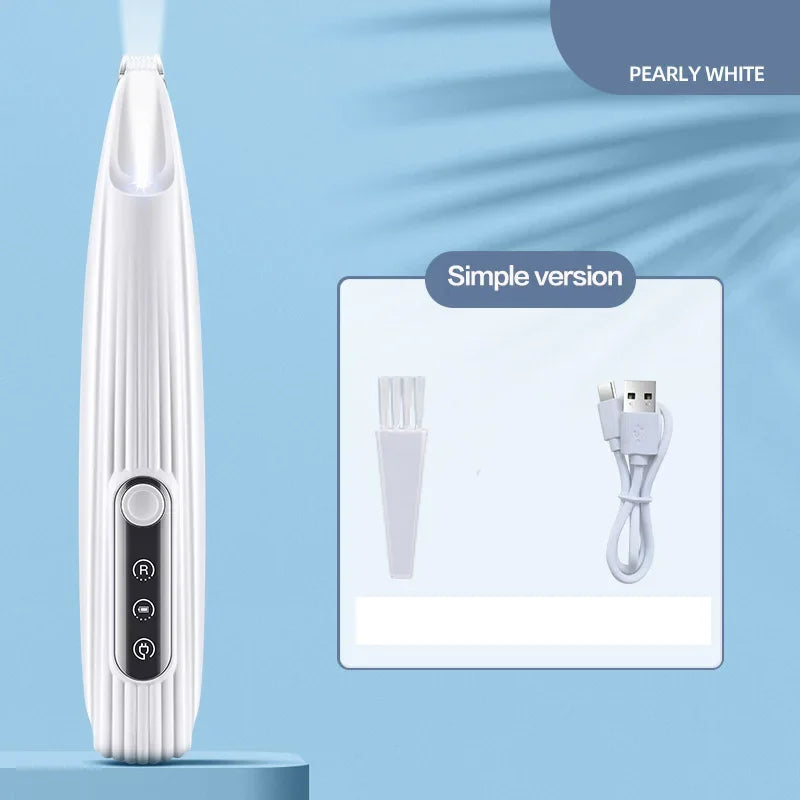Waterproof Dog Paw Trimmer with LED Light – Rechargeable Pet Grooming Clipper