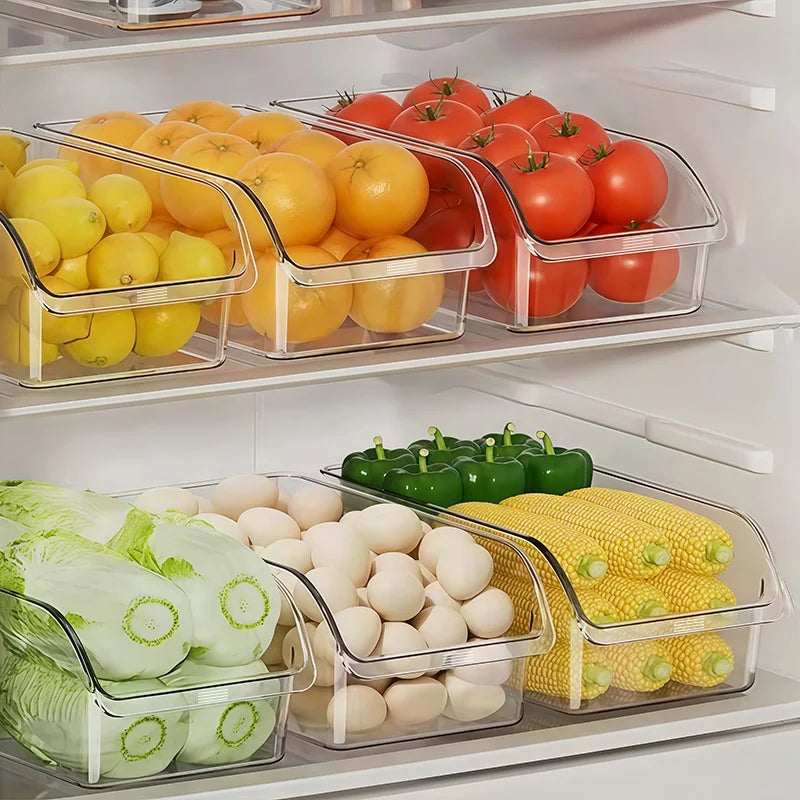 Large-Capacity Refrigerator Storage Box – Pull-Out Kitchen Organizer