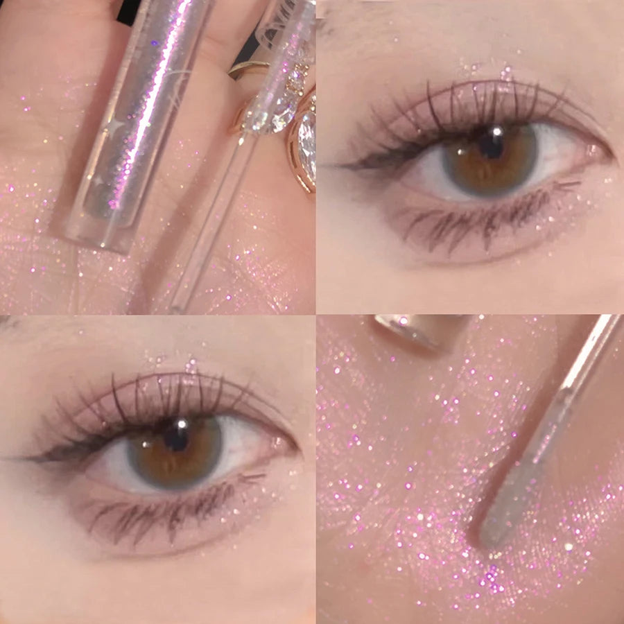 **« Fard à paupières liquide – Haute pigmentation, waterproof et pailleté »**