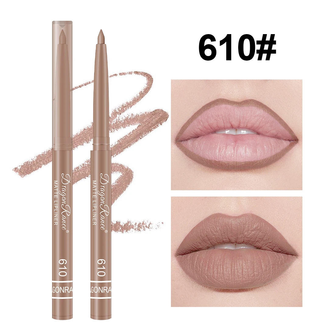 Crayon à Lèvres Nude Mat – Contour Naturel, Débutant-Friendly, Waterproof, Maquillage Délicat des Lèvres