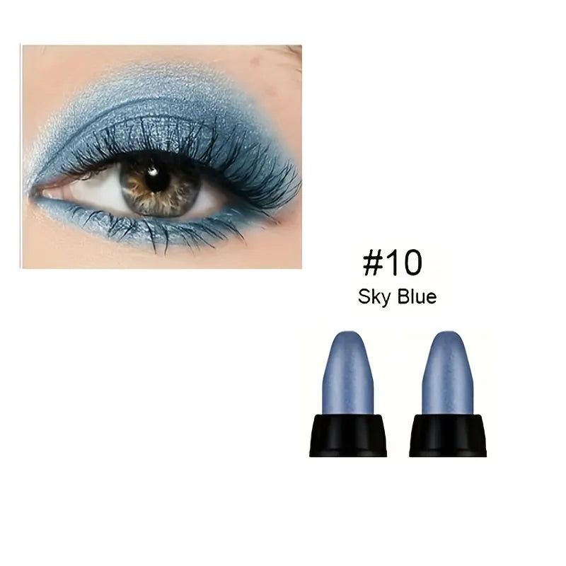 Eyeliner Waterproof 16 Couleurs – Maquillage Oeil Brillant et Durable