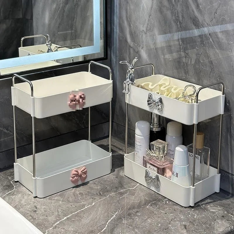 Bow Makeup Storage Organizer