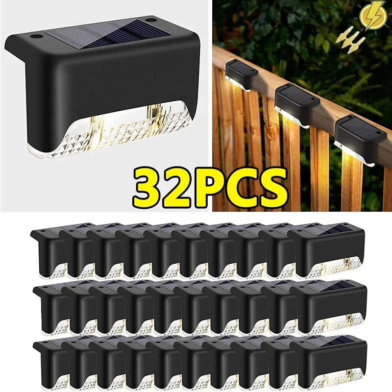 Solar Deck Lights – Waterproof LED Step & Fence Lights for Outdoor Spaces