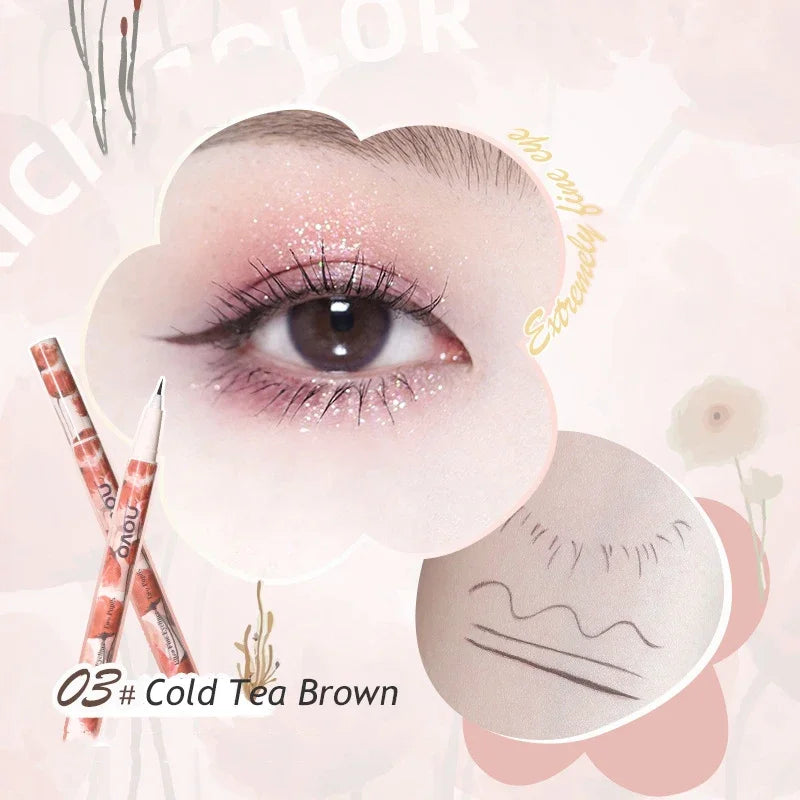 Crayon Eyeliner Gel Blanc – Doux, Haute Pigmentation, Longue Tenue, Étanche, Stylo Yeux, Outil Maquillage Éclaircissant