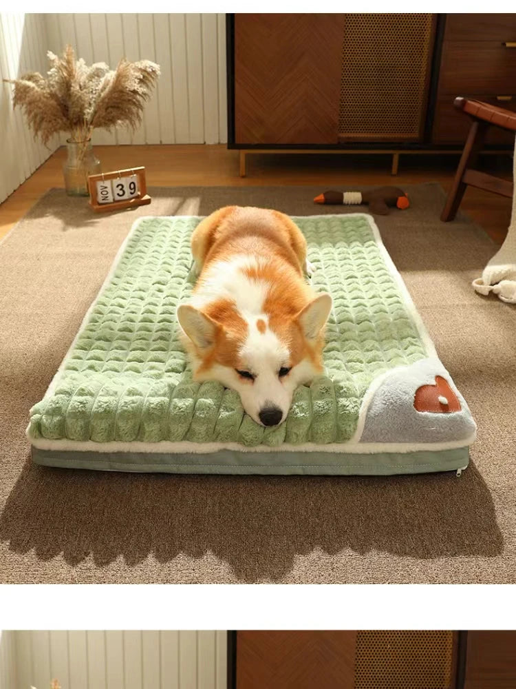 Orthopedic Memory Foam Dog Bed – Washable Pet Cushion with Removable Cover