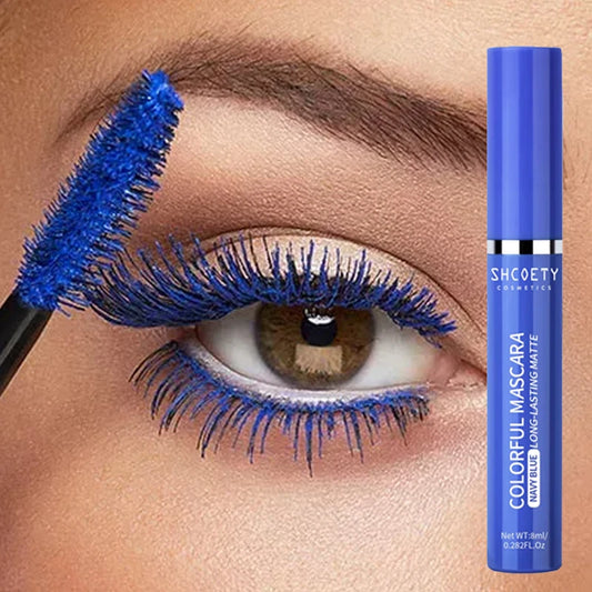 Mascara bleu 5D volume waterproof longue tenue