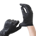 Disposable Black Nitrile Gloves – Latex-Free Powder-Free Cleaning Gloves