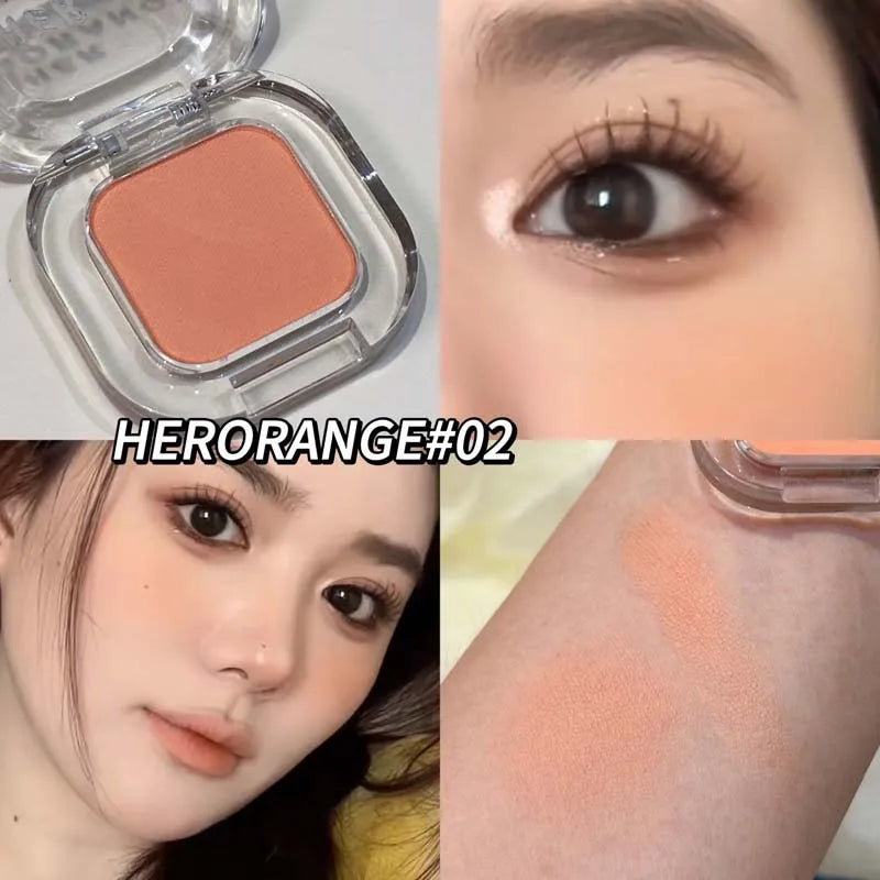 Palette fards à paupières monochrome – Mat, rouge vin et marron, smoky, nacré et pailleté, tons terre à faible saturation