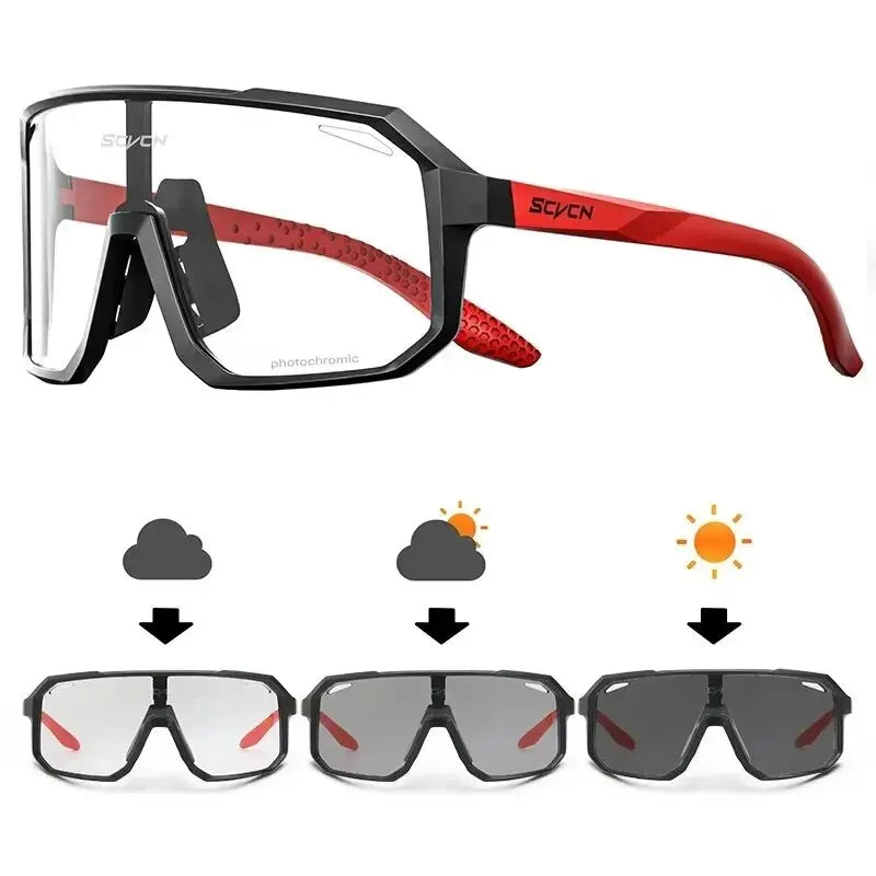 Lunettes de cyclisme – Pour hommes et femmes | Idéales pour VTT, route, vélo et activités outdoor | Lunettes de sport pour randonnée et cyclisme