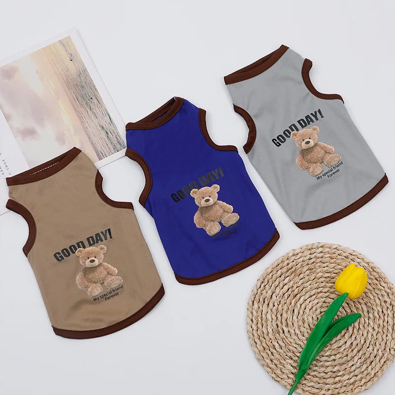 Breathable Summer Pet Vest – Lightweight Clothes for Dogs & Cats