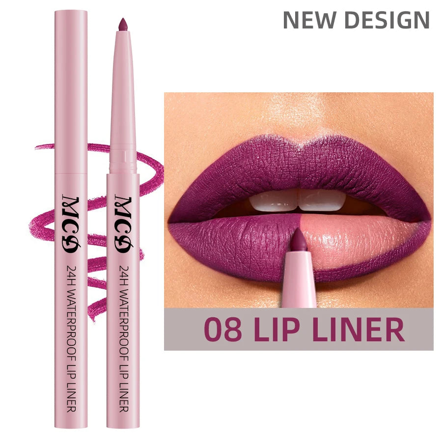 Crayon à lèvres mat waterproof – 1 pièce Définit et contourne parfaitement les lèvres. Teinte Sexy Red, couleur naturelle et intense. Texture hydratante, idéale pour un maquillage des lèvres longue tenue