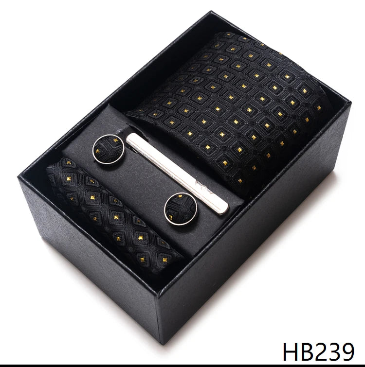 « Set Cravate Homme 7,5 cm – Vert avec Pochette & Boutons »