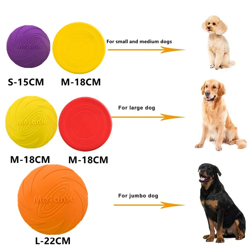 Bite-resistant Dog Flying Disc – Interactive Training & Fetch Toy