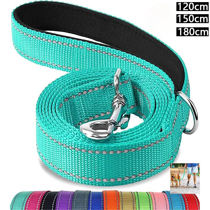 Reflective Pet Leash – Adjustable Walking & Training Lead for Dogs & Cats