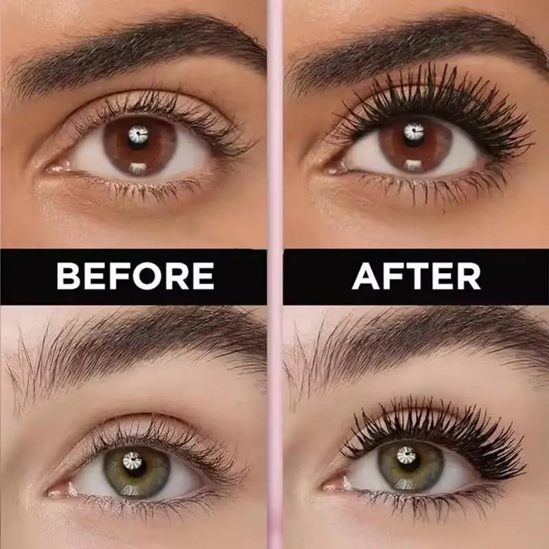 Mascara 5D extensions cils volumisant longue tenue waterproof anti-bavure noir séchage rapide