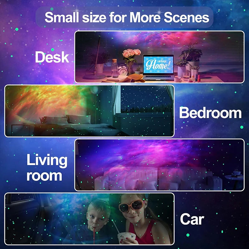 Astronaut Galaxy Projector Night Light – Starry Sky Lamp for Kids' Bedrooms & Space Decor