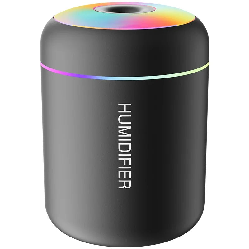 Mini USB Aroma Diffuser – 180ML Essential Oil Humidifier for Car, Home & Bedroom