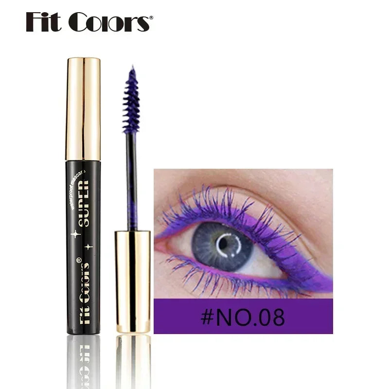 Mascara fibres de soie 5D – Mascara coloré waterproof, 14 teintes, effet 3D, allonge et épaissit les cils, extension de cils, cosmétique pour les yeux