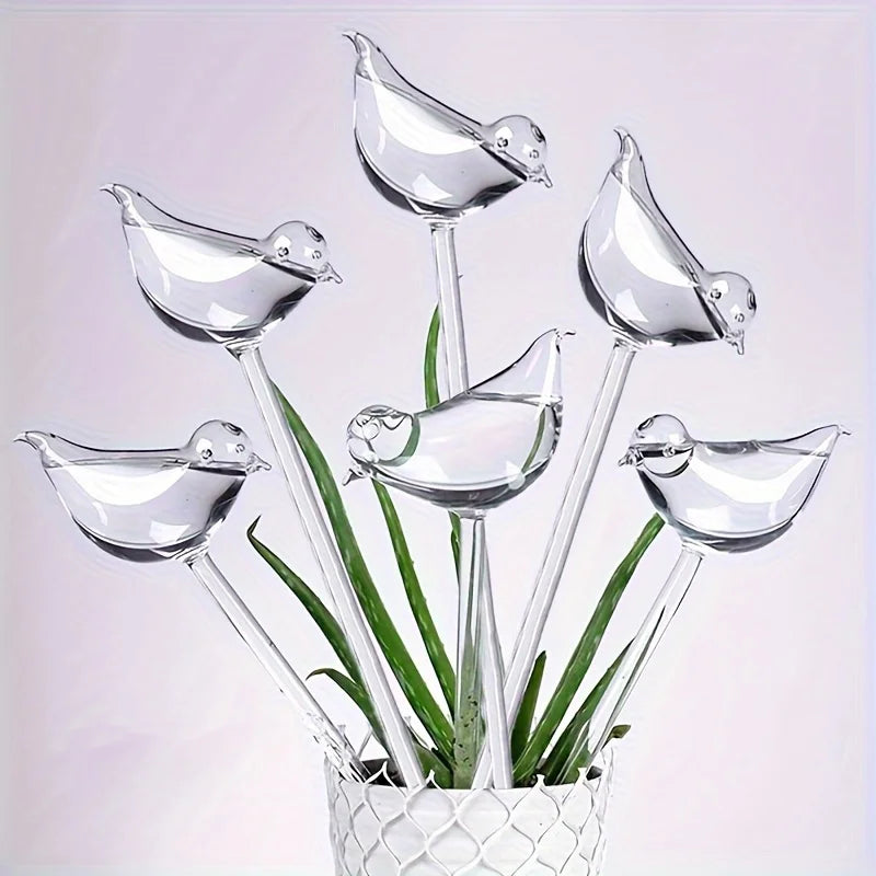 5-Pack Bird-Shaped Self-Watering Globes – Automatic Plant Watering System