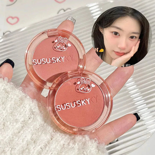 Blush Monochrome Lapin — Fini Mat, Longue Tenue, Couleur Durable, Non Pailleté, Teinte Rouge Éclaircissante