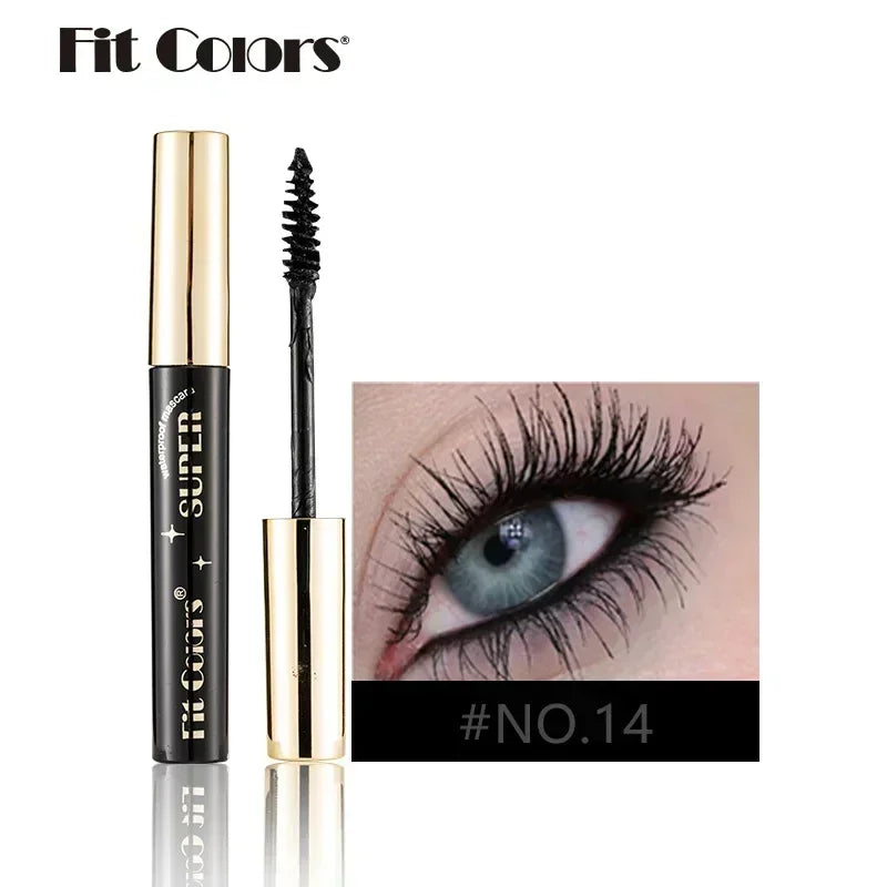 Mascara fibres de soie 5D – Mascara coloré waterproof, 14 teintes, effet 3D, allonge et épaissit les cils, extension de cils, cosmétique pour les yeux