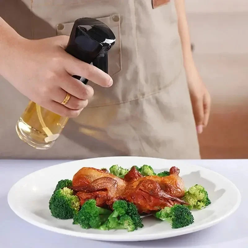 Reusable Olive Oil Sprayer Bottle – Food-Grade Oil & Vinegar Mist Dispenser for Cooking, BBQ & Kitchen Use