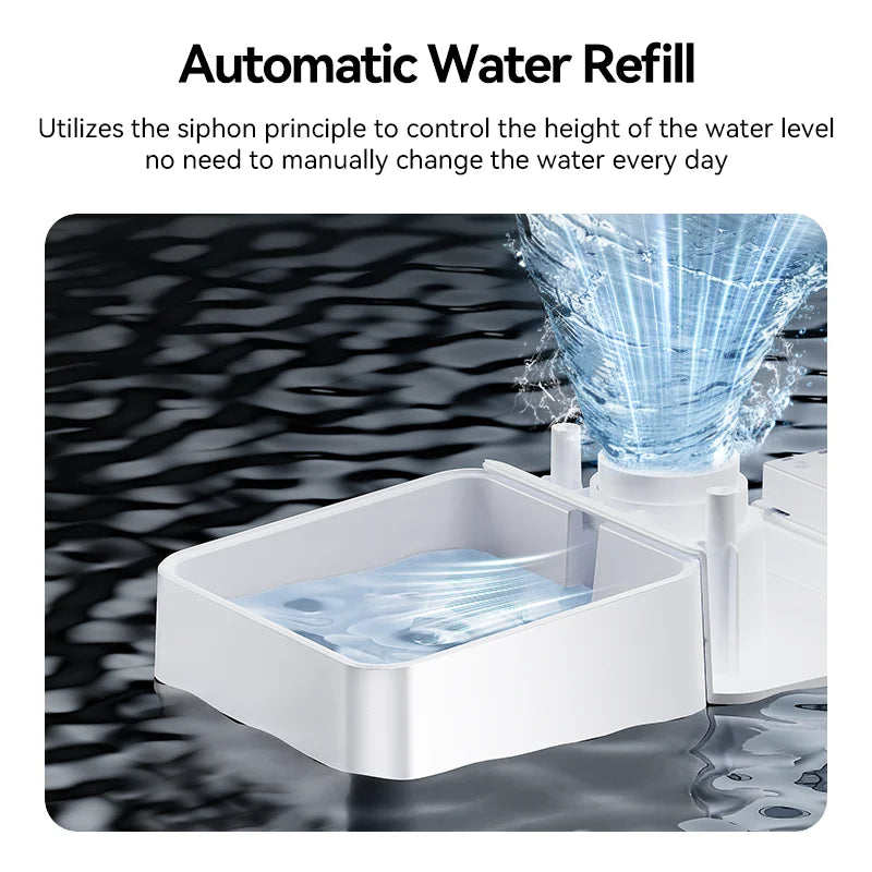 8.5L Smart Automatic Pet Feeder & Gravity Water Dispenser – Wi-Fi Food Station