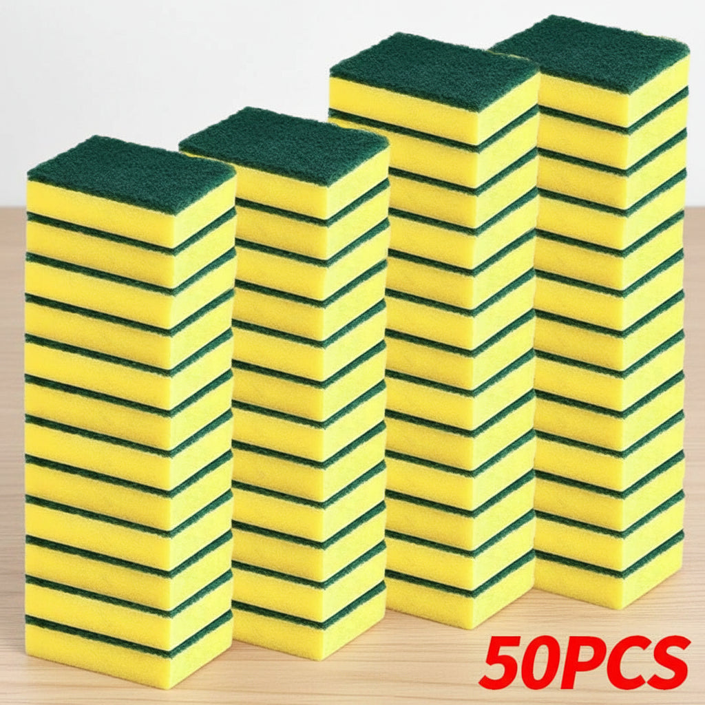 Double-Sided Magic Cleaning Sponge – Heavy Duty Kitchen Scrubber